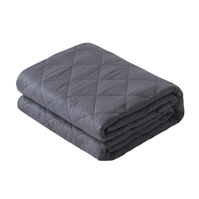 Heated-Quilted-Glass-Bead-Weighted-Blanket-Custom-Logo-Breathable-European-American-Style-Waterproof-Memory-Therapy-Home