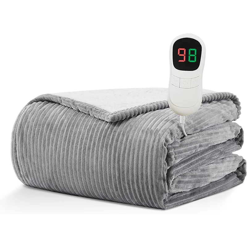 Heating-Throw-4-Hours-Auto-Off-5-Heat-Level-Overheat-Protection-Soft-Flannel-Sherpa-Natural-Electric-Blanket-for-Winter