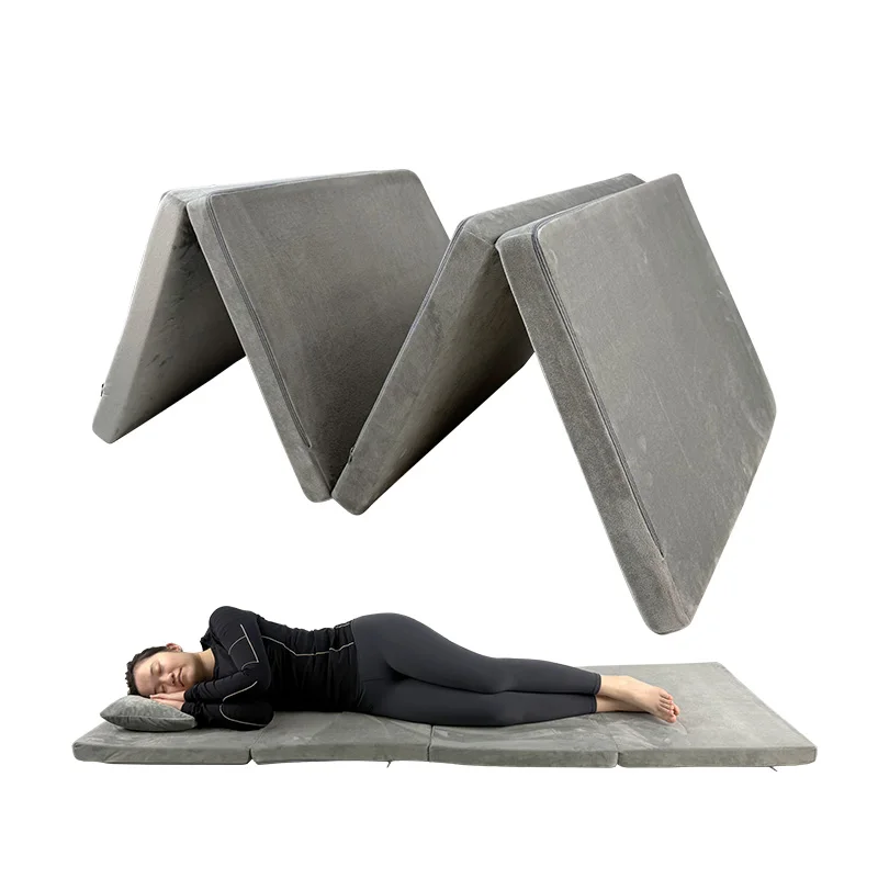 High-Density-4-Fold-Mattress-Portable-Guest-Bed-with-Removable-Washable-Cover-Tatami-Floor-Mat-Camping-Bed-Made-of-Sponge