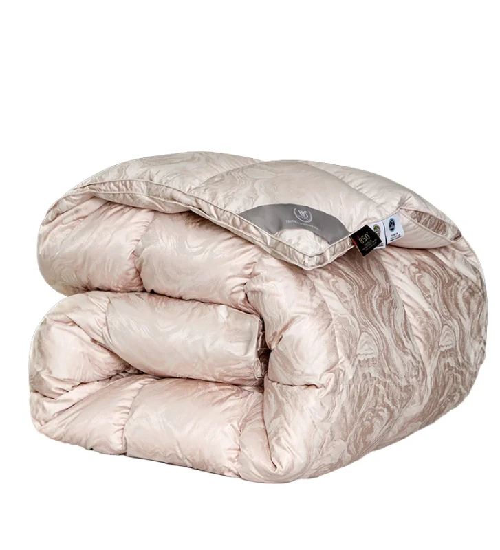 High-End-Printed-Cotton-Cover-Duvets-and-Down-Comforters-5-White-Goose-Down-Thickened-Keep-Warm-for-Spring