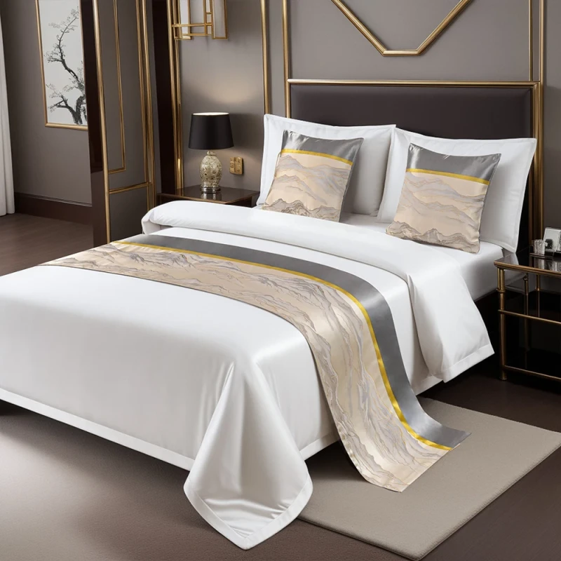 High-Grade-Textile-Luxury-Bed-Runner-Breathable-Hotel-Bed-Scarf-Custom-Bedding-Decoration-Bed-Runner
