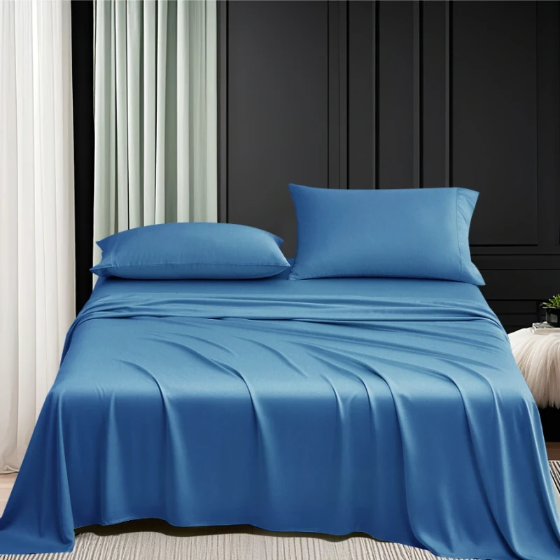 High-Quality-100-Bamboo-Bed-Sheets-Viscose-Sheet-Set-with-Mattress-Fitted-Bed-Hotel-Color-Pillowcases-for-Bed-Home-Use