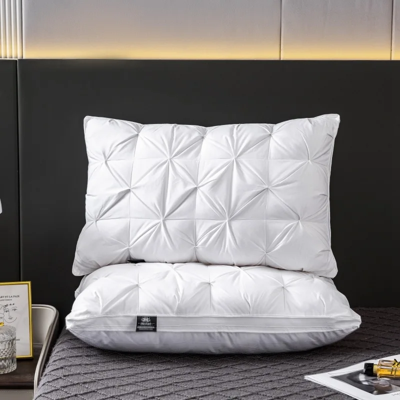 High-Quality-100-Polyester-Fiber-Neck-Solid-Minimalist-Washable-Anti-Static-Soft-Customizable-200TC-Bed-Pillows