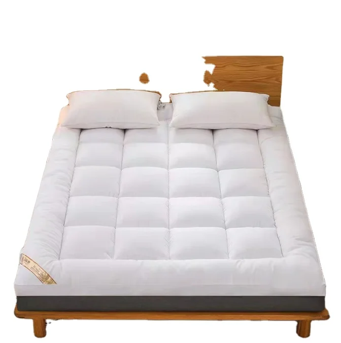 High-Quality-1100gsm-in-Stock-Duck-Down-Feather-Hotel-Down-Mattress-Topper