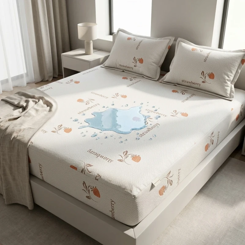 High-Quality-200GSM-500GSM-Rayon-Mattress-Knitted-Jacquard-Pattern-Breathable-Pillowcase-Soft-Mattress-Cover