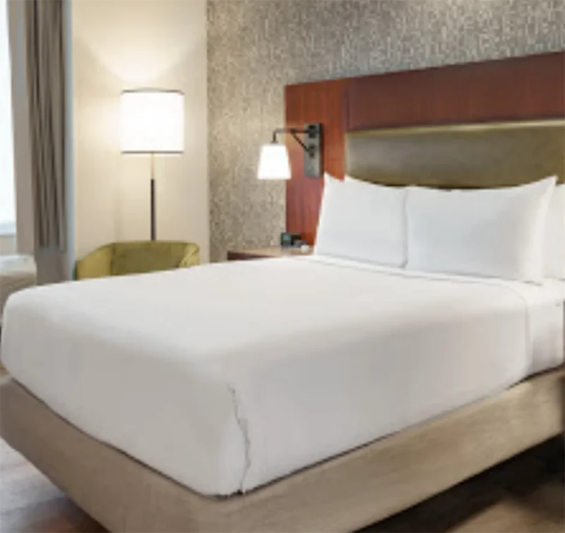 High-Quality-300T-Satin-Bedding-Sheet-Set-for-Hotels-Resorts-Spas-Hostels-Includes-Fitted-Flat-Sheets