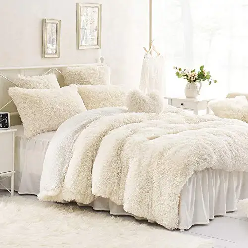 High-Quality-Custom-Home-Comfortable-OEM-Accept-Faux-Fur-Bedding-Comforter-Sets-Luxury