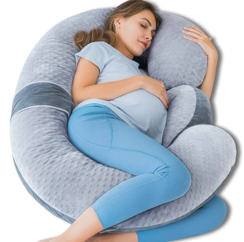 High-Quality-Detachable-and-Washable-C-Shaped-Pregnancy-Pillow-Side-Sleeping-Back-Pain-Relief-Maternity-Body-Pillow