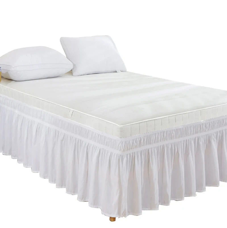 High-Quality-Home-Embroidery-Bed-Skirt-Set-Bedspread-Cotton-Skirt-Bedding-Set