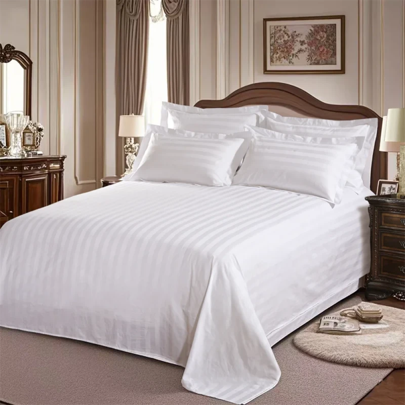 High-Quality-Home-Hotel-Cotton-Bed-Sheets-Set-100-Cotton-Fitted-Sheets