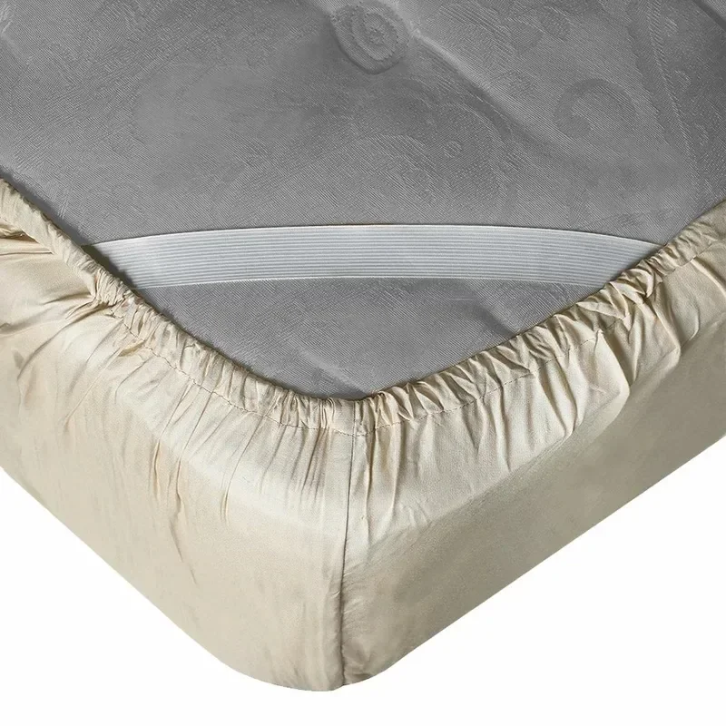 High-Quality-Home-Hotel-Custom-Soft-Microfiber-Hypoallergenic-Durable-Solid-Fitted-Sheet-with-Elastic