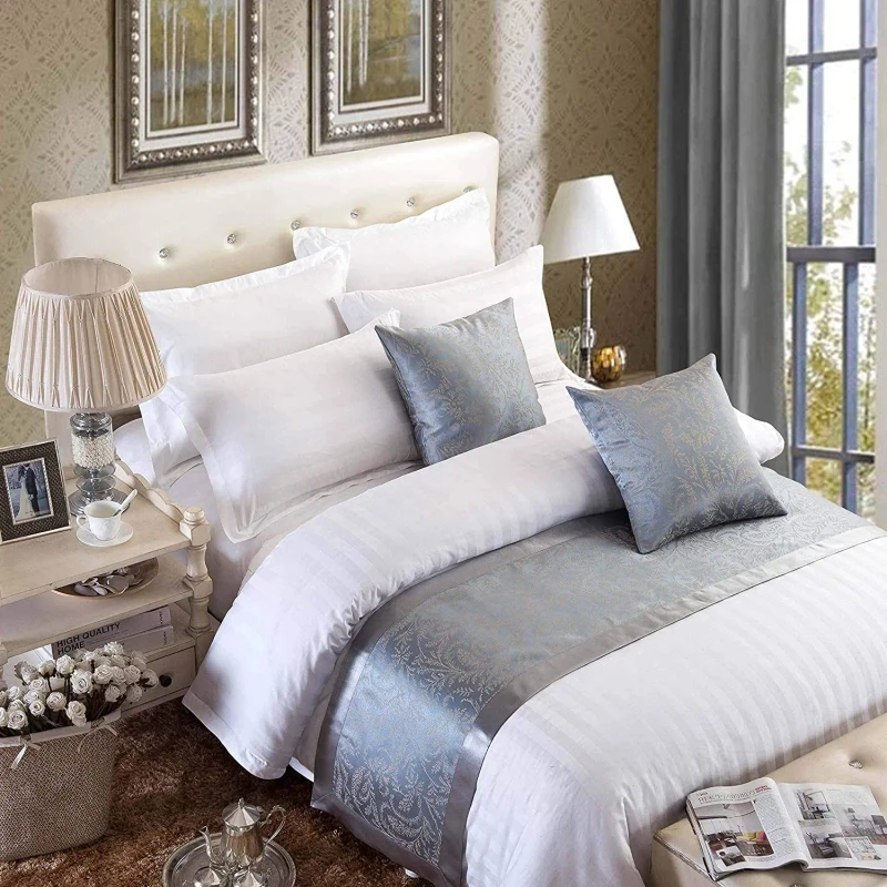 High-Quality-Hotel-Bed-Scarf-Custom-king-Size-Hotel-Decorative-Bed-Runner-With-logo