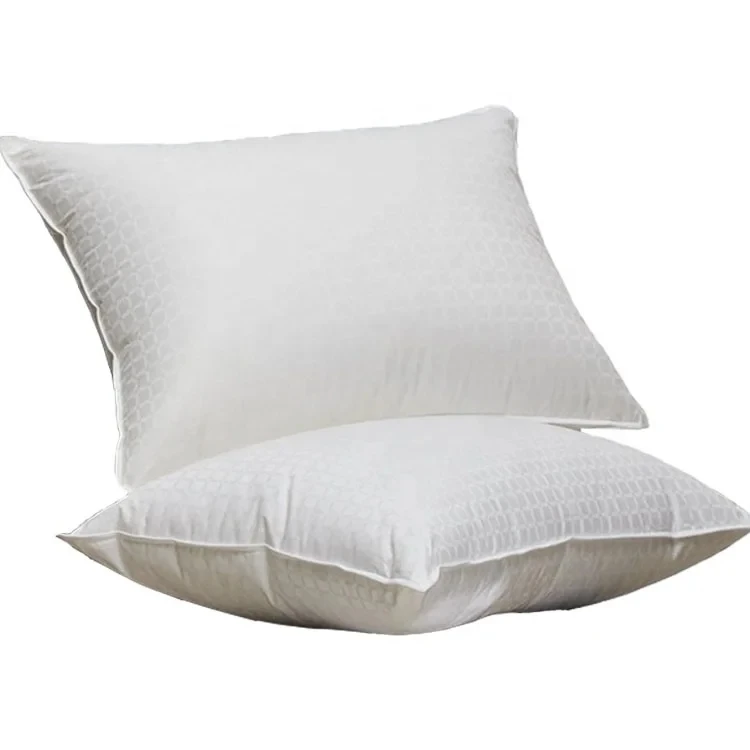 High-Quality-Hotel-Quality-Hypoallergenic-White-Plaid-Back-Sleep-Fluffy-Pillows-Bed-Pillows-for-Sleeping