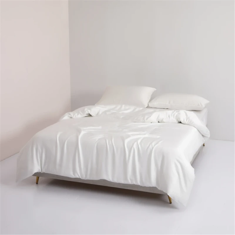 High-Quality-Luxury-Textile-Solid-Color-Silk-Bed-Sheet-Duvet-Cover-Twin-Queen-King-Bedding-Sets