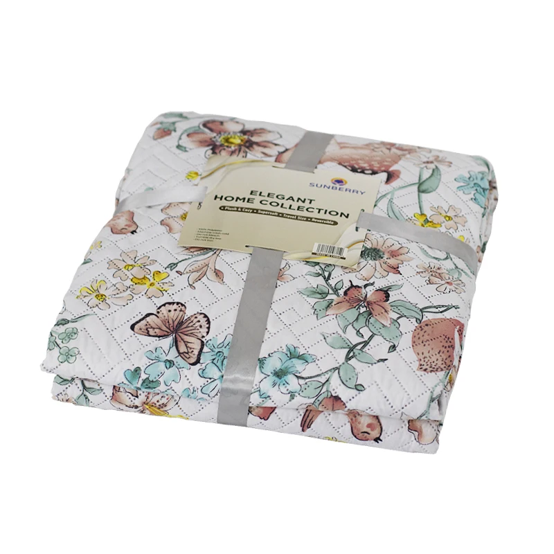 High-Quality-Modern-Butterfly-Bedspread-Decorative-Quilted-3-Piece-Coverlet-Set-for-Home