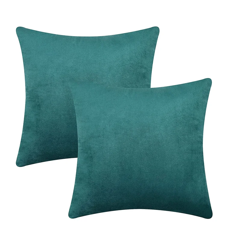 High-Quality-OEM-Solid-Square-Bed-Chair-Decorative-Pillow-Case-Velvet-Cushion-Cover