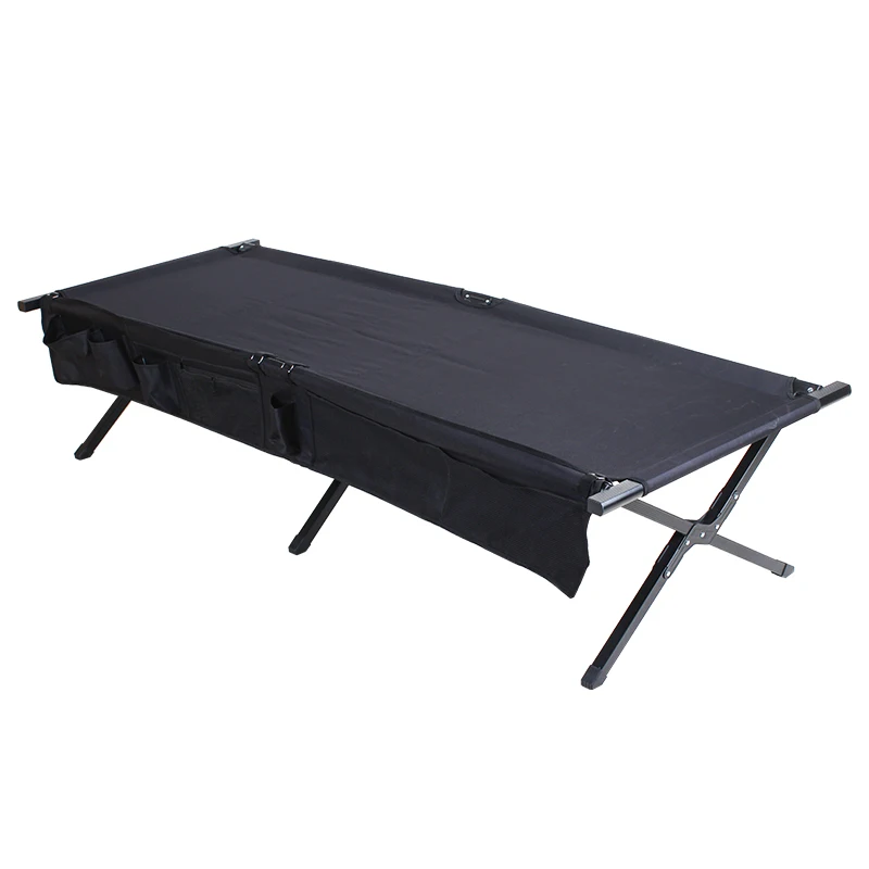 High-Quality-Outdoor-Lightweight-Portable-Backpack-Camping-Cot-Heavy-Duty-Aluminum-Folding-Bed-Support-OEM
