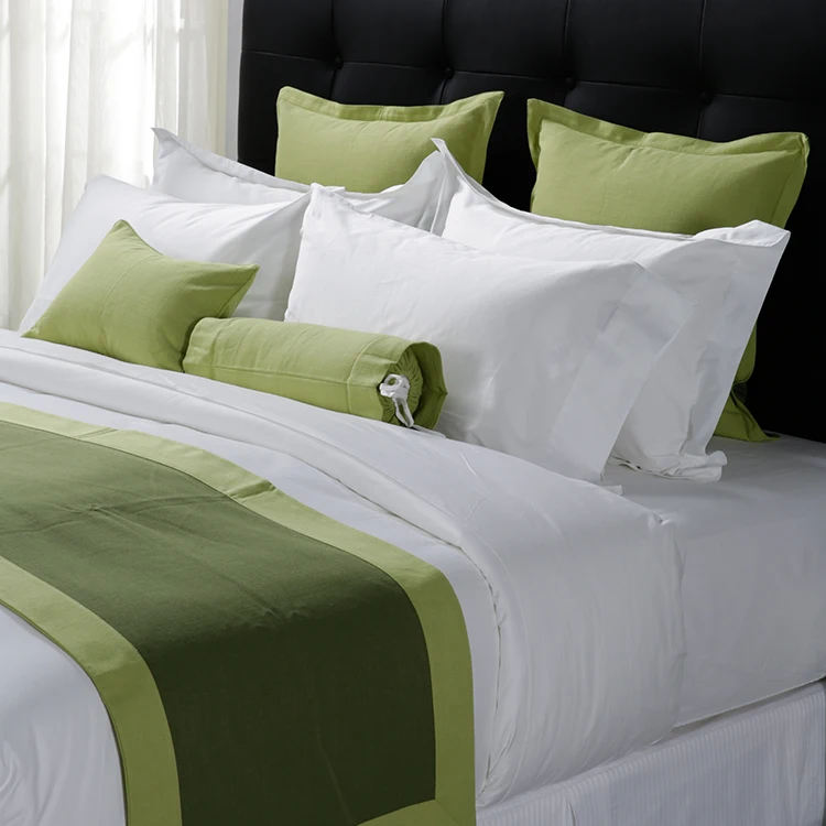 High-Quality-Printed-Hotel-Bed-Runner-Set-Bed-Throw-Customization-Size-High-Quality