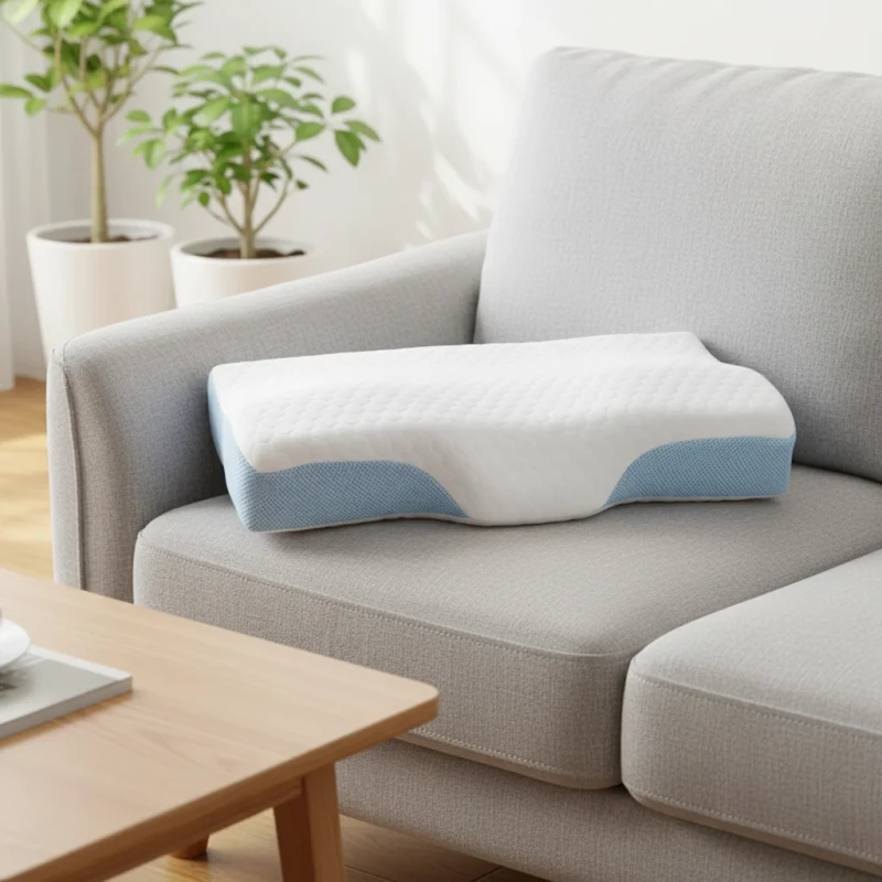 High-Quality-Woven-Celestial-Latex-Foam-Medical-Orthopedic-Anti-Snore-Ergonomic-Pillow-for-Side-Sleeping-Hotel-Use
