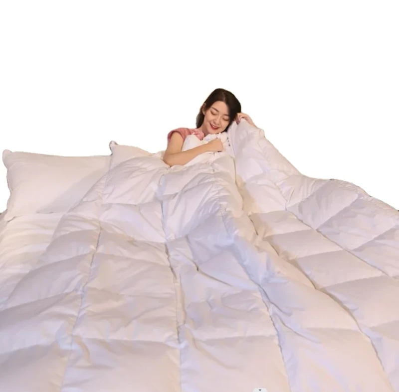 High-Quality-in-Stock-Duck-Down-Goose-Down-Hotel-Down-Quilt-Duvet-Comforter