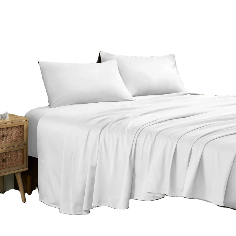 High-Thread-Bedding-Sheet-Set-Fitted-Flat-Sheet-Home-Set