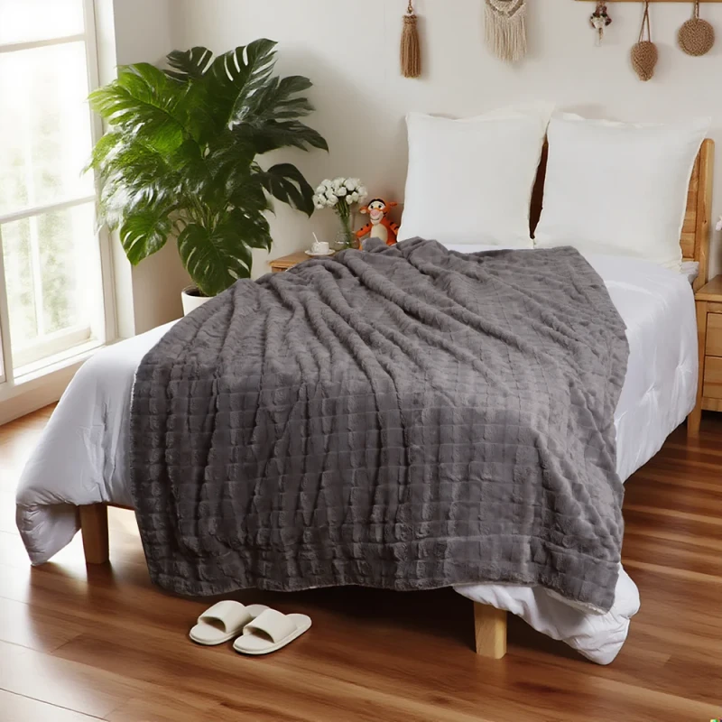 High-quality-Grey-Sherpa-Fleece-Plush-Blankets-480GSM-for-Winter-Autumn-Customizable-High-end-Modern-Blankets