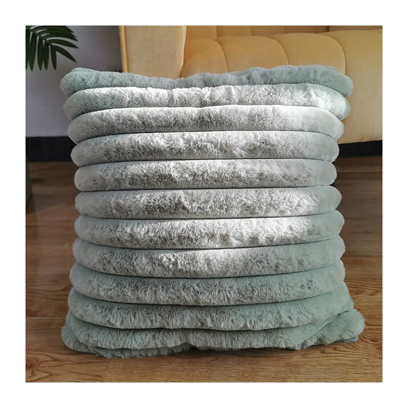 Home-Decor-100-Polyester-Living-Room-Thick-Fluffy-Faux-3-d-Rabbit-Fur-Throw-Pillows