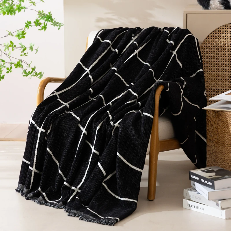Home-Decor-Custom-Two-Side-Available-Throws-Blanket-for-Sofa-Woven-Jacquard-Soft-Blankets-Throws