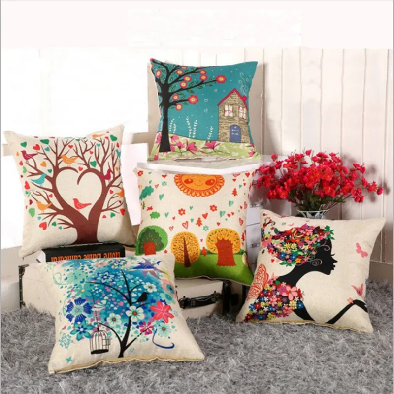 Home-Decorative-Cushion-Covers-Throw-Pillowcases-Blank-Cotton-Linen-Pillow-Covers-for-Dye-Sublimation