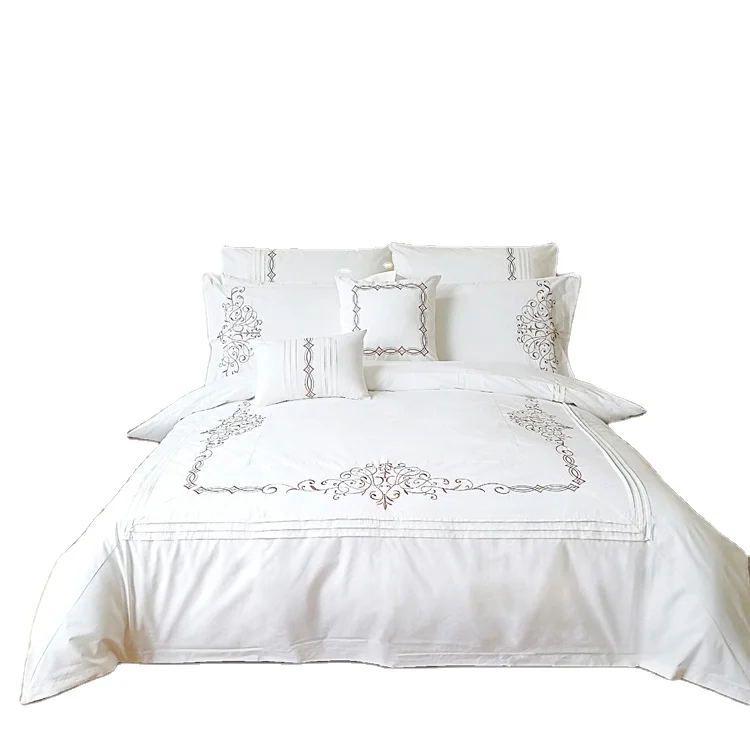 Home-Embroidery-Thick-Warm-Soft-Quilt-Comforter-Set-Bedding-Set