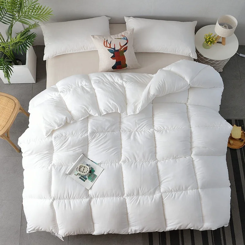 Home-Hotel-Solid-Bedding-Comforter-Thicken-Drop-Shipping-Patchwork-Quilts-100-Polyester-Fiber-Down-Feather-Fat-Comforter