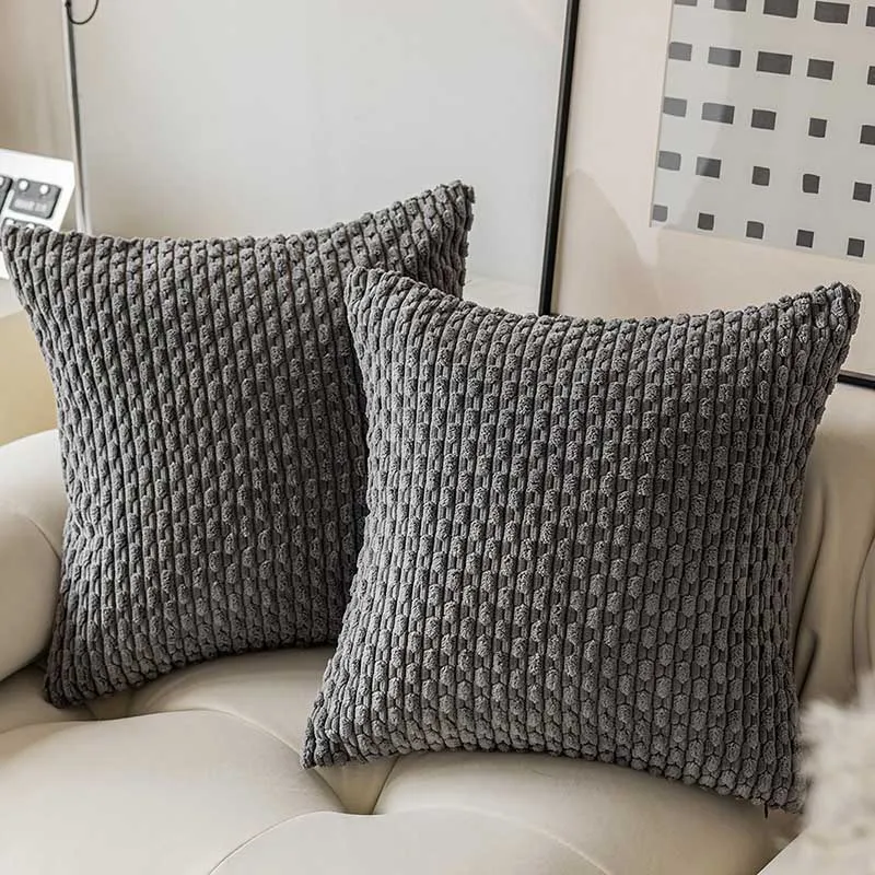 Home-Sofa-Decor-Nordic-Corduroy-Cushion-Cover-Solid-Colour-Soft-Farmhouse-Square-Corduroy-Throw-Pillow-Case-Cover