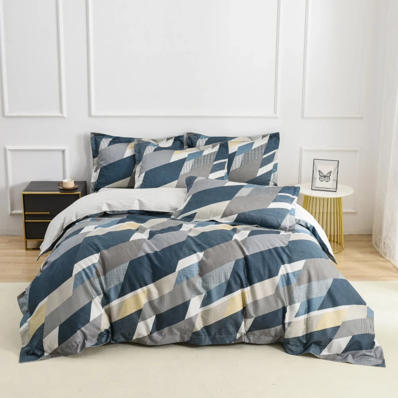 Home-Textile-Custom-Design-Cotton-Bed-Sheet-Bedding-Set-Digital-Print-Duvet-Cover-Set