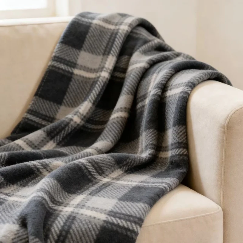 Home-Textile-Double-Faced-Knitted-100-Polyester-Check-Velour-Cloth-Sofa-Plaid-Printed-Fleece-For-Winter-Garment-And-Upholstery