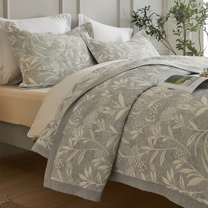 Home-Textile-Gift-Bedspread-Set-OEKO-TEX-Certified-Super-Soft-Jacquard-Lightweight-Filling-Comfortable-Bedding