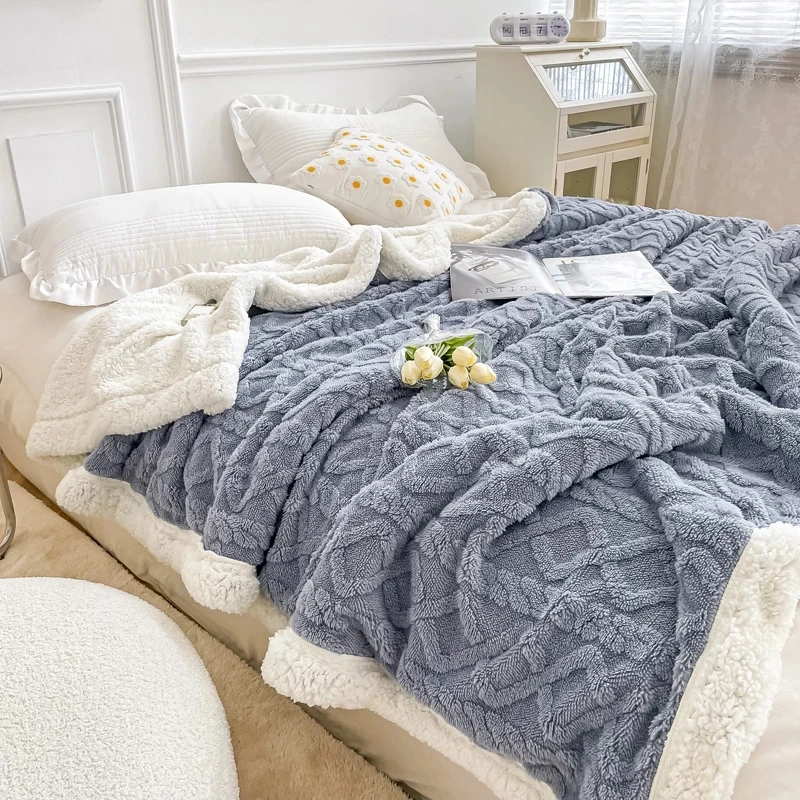Home-Thick-Bed-Blanket-Double-Sided-Lamb-Cashmere-Fleece-Plaid-Blankets-Winter-Warm-Throw-Sofa-Cover-Newborn-Wrap-Kids-Bedspread