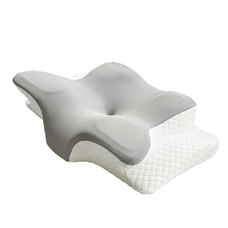 Horn-Hypoallergenic-U-Shape-Memory-Foam-Pillow-Breathable-Neck-Protection-Slow-Rebound-Knitted-Core-Customizable-China
