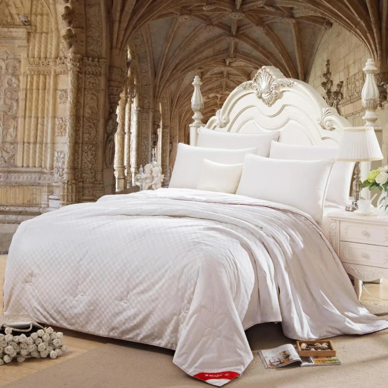 Hot-Selling-Home-Hotel-Summer-Cool-Silk-the-Quilt-Single-Duvets-Inner-Sleeping-Quilt-Duvet-Insert-with-Bag
