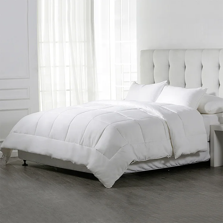 Hotel-100-Cotton-Single-Bed-Comforter-Set-Filling-Down-Feather-Duvet