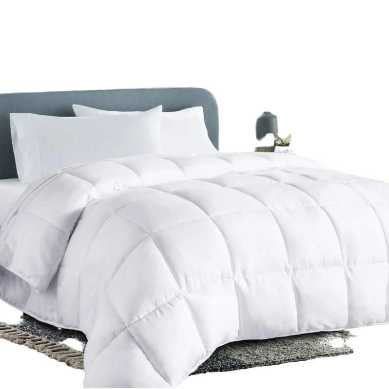 Hotel-American-Style-King-Size-Quilt-Soft-Thick-Summer-Bed-Comforter-Set-Microfiber-Plain-for-Bedroom
