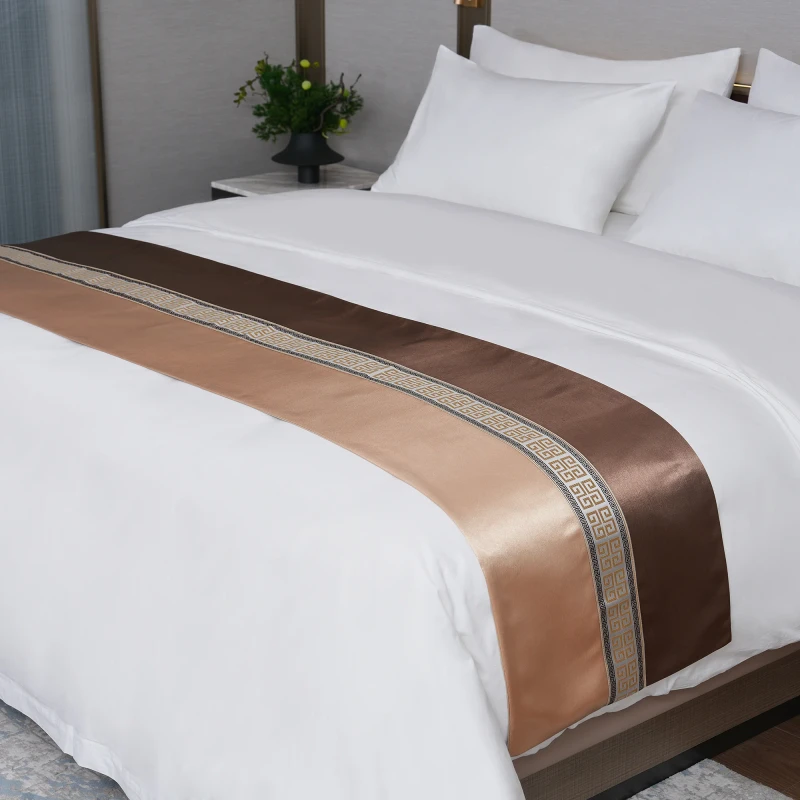 Hotel-Bed-Runners-Cushion-Decorative-Hotel-Bedding-Bed-End-Flag