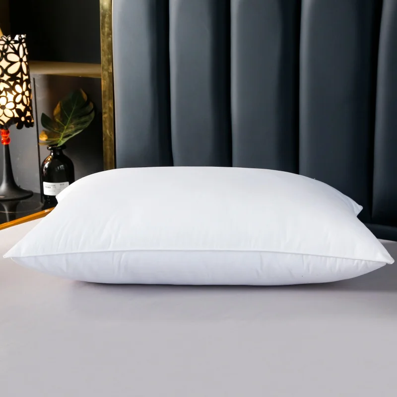 Hotel-Bedding-300tc-Rectangle-Pillow-Premium-Ergonomic-Neck-Support-Pillow-Insert-100-Cotton-Down-Proof-Fabric-Air-permeable