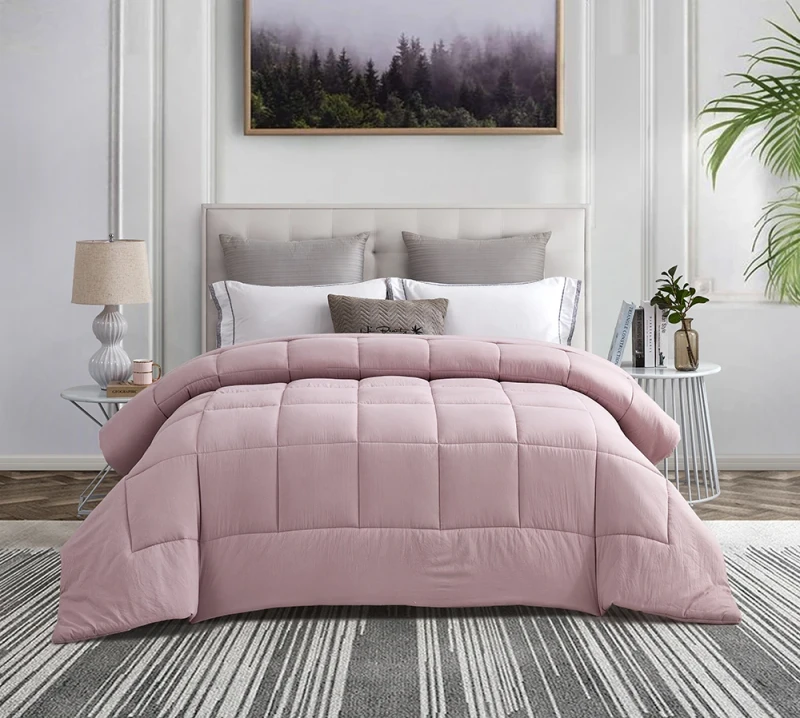Hotel-Bedding-Polyester-Alternative-Comforter-Set-Soft-and-Cozy-Queen-King-Sizes-All-Season-Custom-Options-OEKO-TEX-Certified