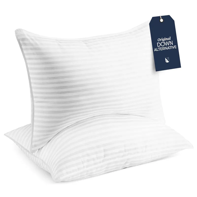 Hotel-Collection-Bed-Pillows-Customized-Size-2PC-Original-Down-Alternative-Pillow-with-Cotton-Pillowcase-for-Sleeping-Bedsheet