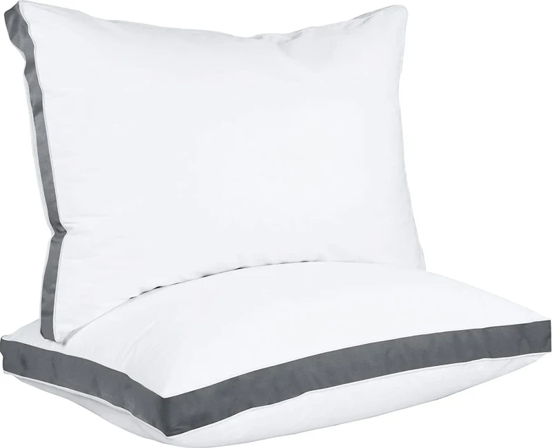 Hotel-Collection-Bed-Pillows-Standard-Queen-Size-Set-of-2-Original-Down-Alternative-for-Comfortable-Sleeping