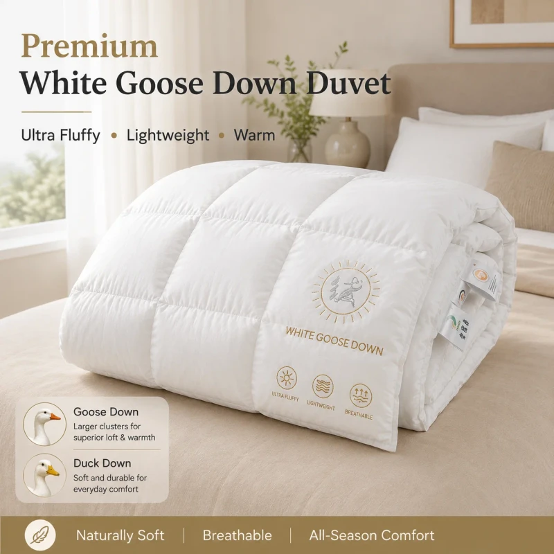 Hotel-Collection-Down-Comforter-All-Season-Warm-Breathable-Lightweight-Quilt-for-Modern-Bedrooms