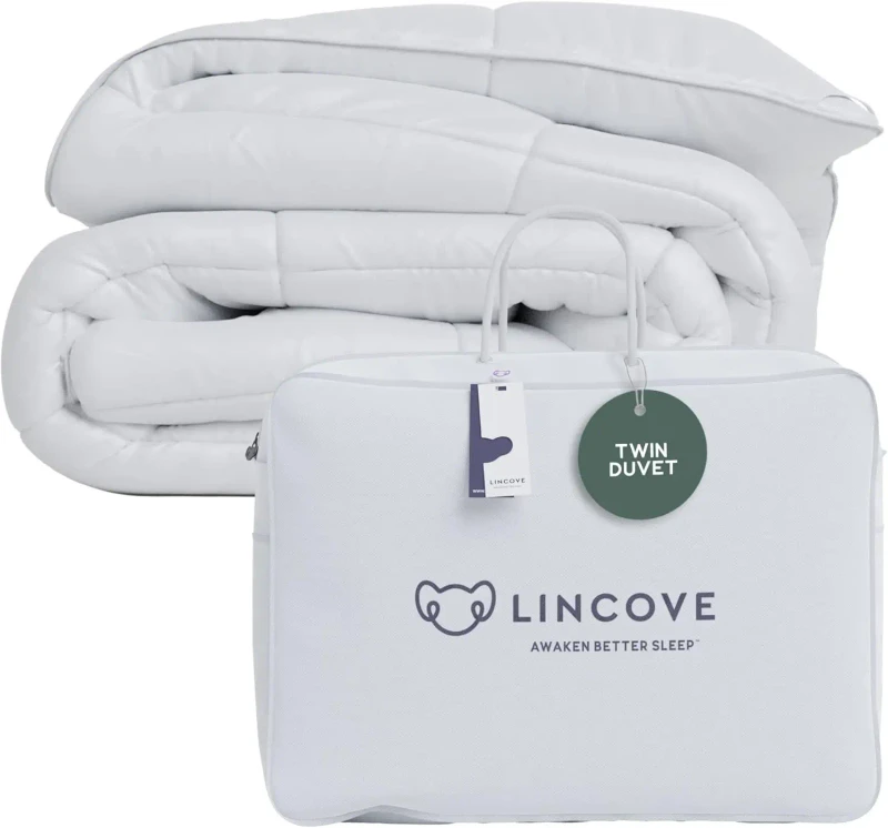 Hotel-Collection-Luxury-Down-Comforter-All-Season-Warmth-Duvet-Insert-with-280TC-100-Cotton-Sateen-Shell