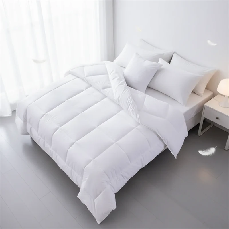 Hotel-Duvet-Quilt-Duvet-Inner-Bedding-100-Cotton-Cover-Set-Comforter-King-Size