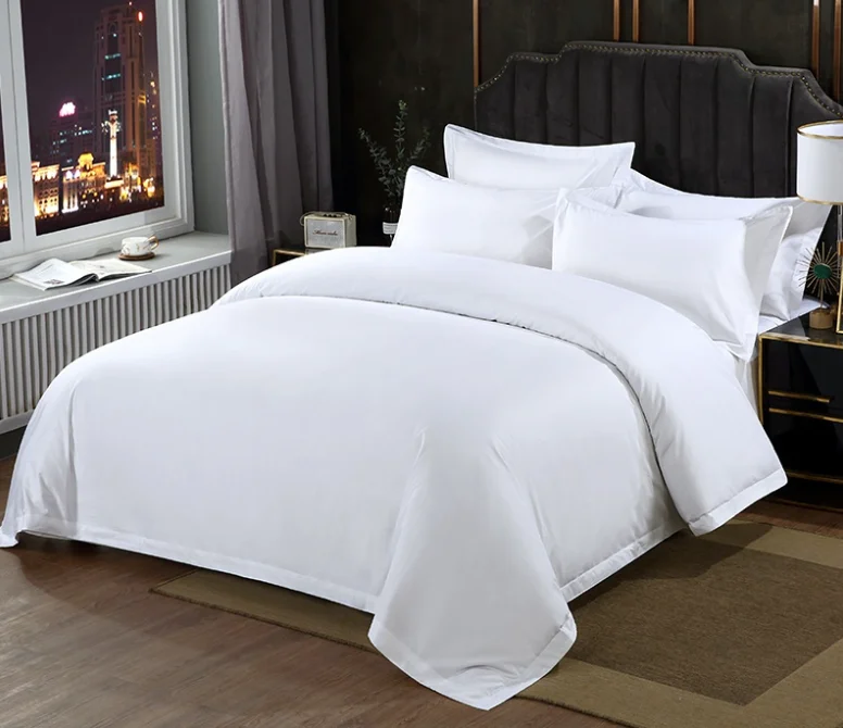Hotel-Grade-4-Piece-Set-300TC-High-Density-Cotton-Sateen-Eco-Friendly-Wedding-All-Season-Bed-Linens