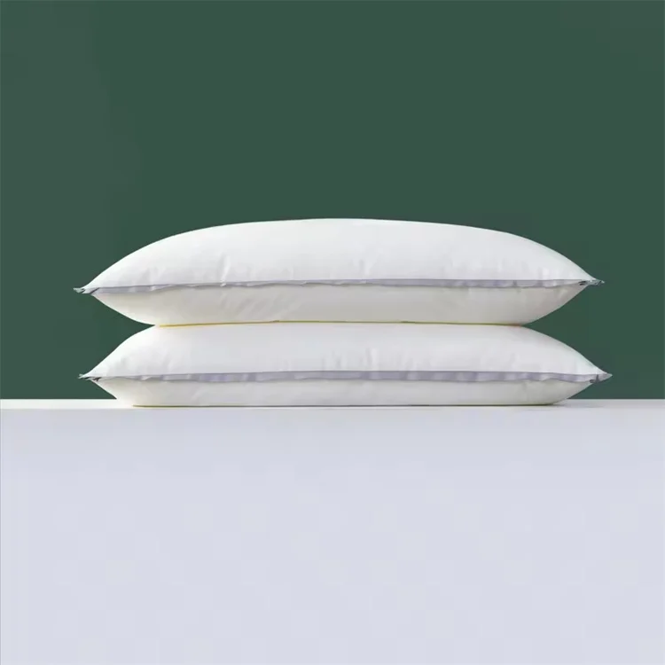 Hotel-Grade-Soft-Core-Memory-Neck-Pillow-Insert-20x30in-Cotton-Polyester-for-Side-Back-Sleeping-Comfort-Deep-Sleep-Modern-Design